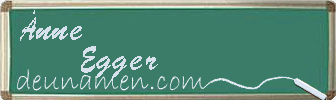 Änne Egger Visitenkarte